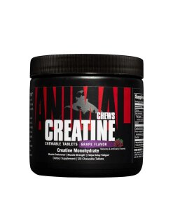 Universal Nutrition - Animal Kreatin-tuggtabletter Vindruvesmak + 120 st