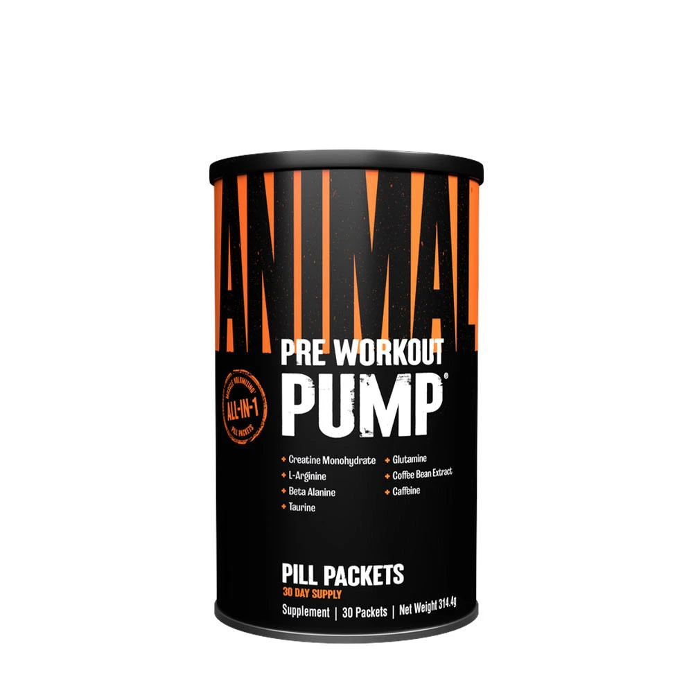 Universal Nutrition - Animal Pump pre-workout-tillskott + 30 paket