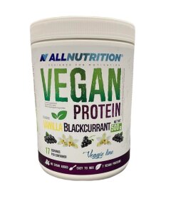 Vegan Protein - Vanilj Svartvinbär + 500g