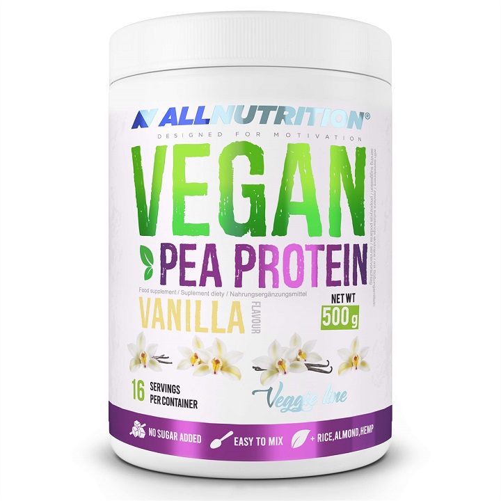 Veganskt Ärtprotein med Vaniljsmak – 500g