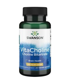 VitaCholine Kolinbitartrat 300mg – 60 Vegetabiliska Kapslar