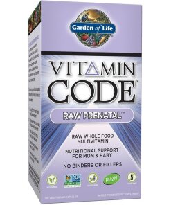 Vitamin Code Raw Prenatal – Kosttillskott för Gravida – 180 vcaps