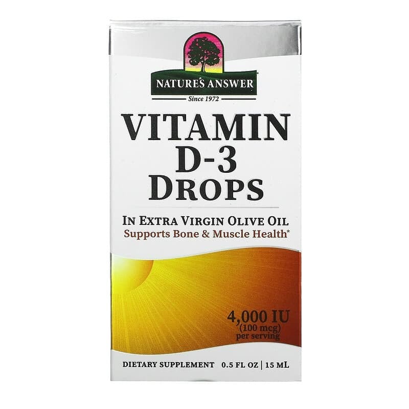 Vitamin D-3 Droppar 4000IU – 15 ml