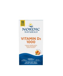 Vitamin D3 1000 IU – Apelsinsmak – 120 softgels