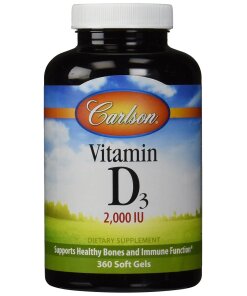 Vitamin D3 2000 IU – 360 Softgels för dagligt välmående