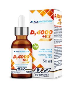 Vitamin - D3 4000 + K2 Droppar + 30 ml
