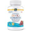 Vitamin D3+K2 Gummies med Granatäpple – 60 tuggtabletter