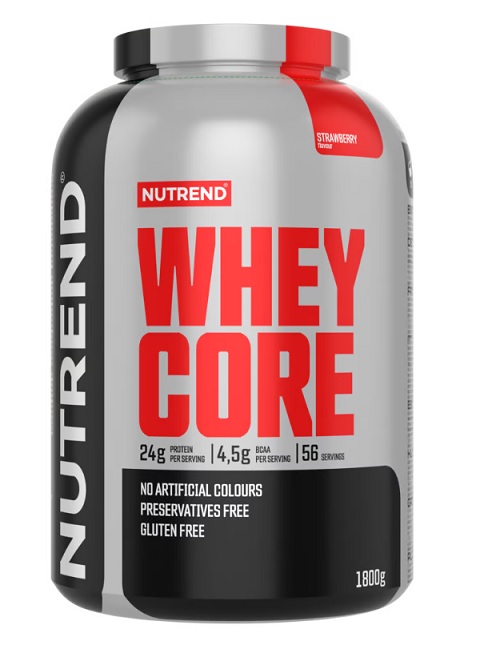 Whey Core - Jordgubbs-smak + 1800 g