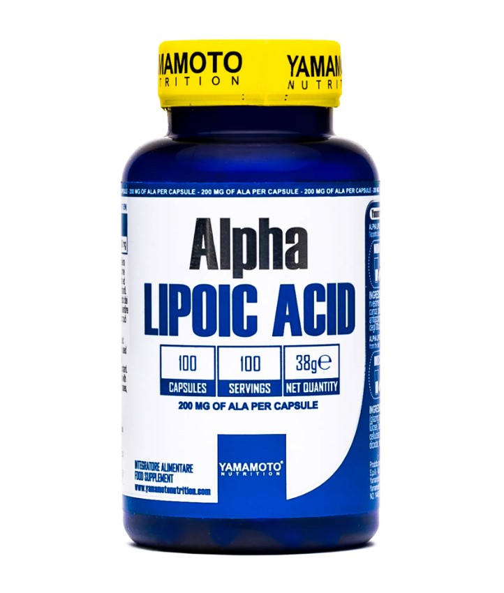 Yamamoto Nutrition - Alfaliponsyra 200 mg - 100 kapslar