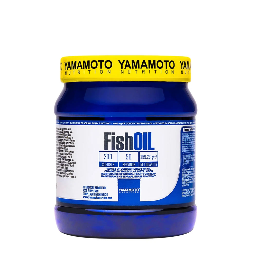 Yamamoto Research - fiskolja + 200 mjukgelkapslar