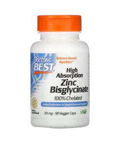 Zink Bisglycinat 50 mg – Högabsorberande Formula